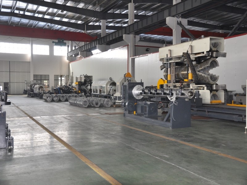 PE/PP/PVC雙壁波紋管擠（jǐ）出生產線