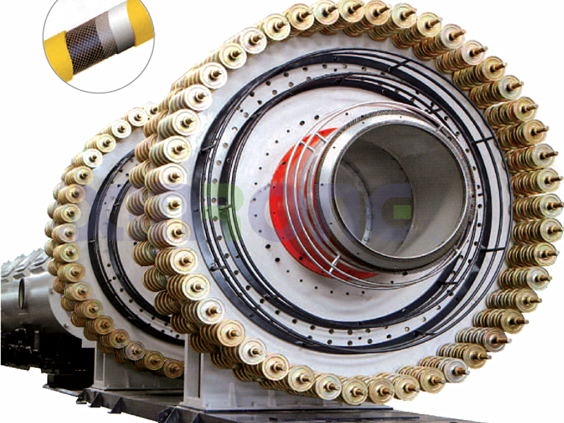 鋼絲網骨架複合管（guǎn）生產線